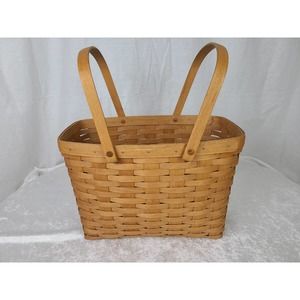 1991 Longaberger Basket with Wood Handles